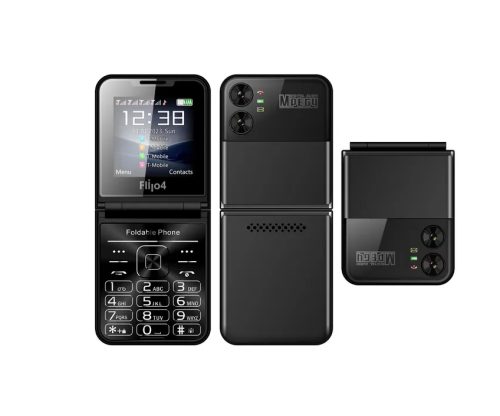 Телефон Servo Flilo4 Flip black 4 SIM English