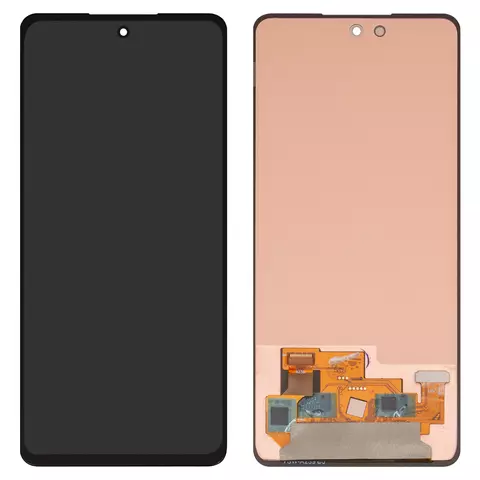 Дисплей для Samsung A536 Galaxy A53 5G, чорний, на версії Android 14 і вище працювати не буде!, без рамки, High Copy, original LCD size, (OLED)