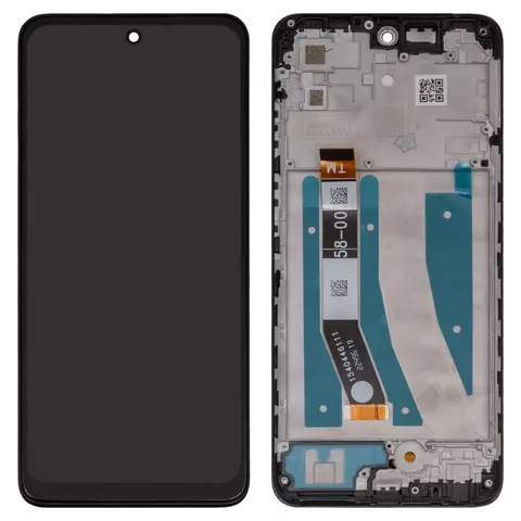 Дисплей для Motorola Moto G32, чорний, з рамкою, High Copy, 1540446111