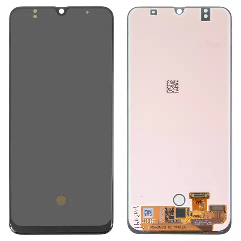 Дисплей для Samsung A505 Galaxy A50, A507 Galaxy A50s, чорний, без рамки, Original (PRC)