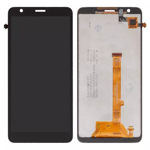 Дисплей для ZTE Blade A3 (2019), Blade L8, Blade L9, чорний, без рамки, Оригінал (переклеєне скло), (S495HZYPO109ABNINA)