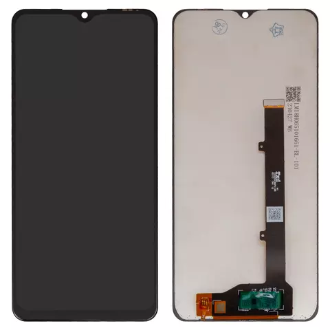 Дисплей для ZTE Blade A53 Pro, чорний, без рамки, High Copy