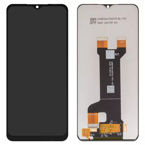 Дисплей для ZTE Blade V40 Design, чорний, без рамки, High Copy, LMIBF066106070-FPC-102