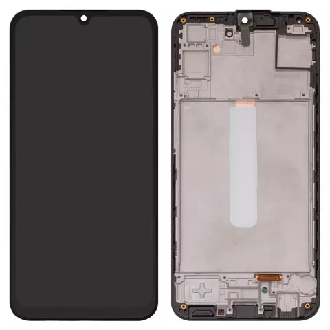 Дисплей для Samsung M346 Galaxy M34, чорний, з рамкою, Original (PRC)