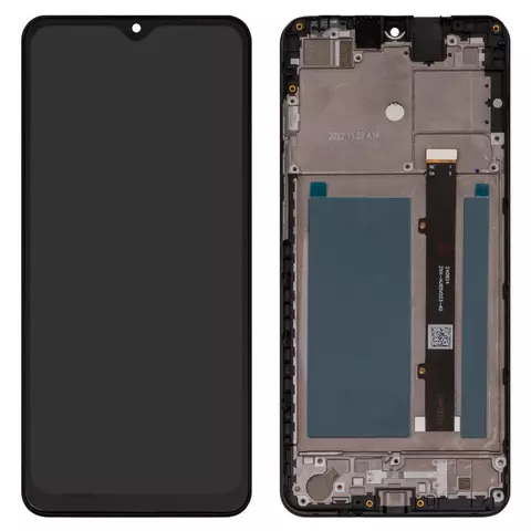 Дисплей для ZTE Blade A53 Pro, чорний, з рамкою, Original (PRC)