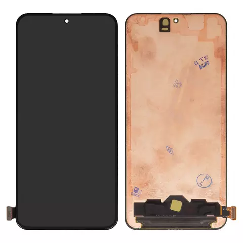 Дисплей для Xiaomi 13, чорний, без рамки, Оригінал (переклеєне скло), 2211133C, 2211133G