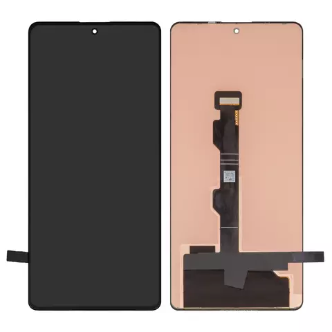 Дисплей для Xiaomi Poco M6 Pro 4G, Redmi Note 13 Pro 4G, чорний, без рамки, High Copy, (OLED)