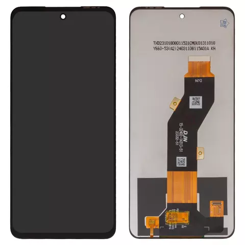 Дисплей для Infinix Smart 8 Plus (X6526), чорний, без рамки, High Copy, 15-32402-14313-51, XSXFPC6615-1B
