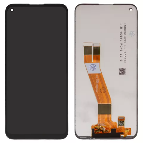 Дисплей для Nokia 3.4, чорний, без логотипа, без рамки, High Copy