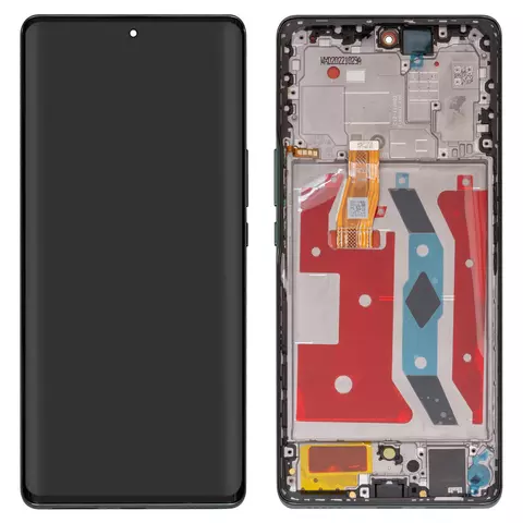 Дисплей для Huawei Honor Magic 5 Lite, зелений, з рамкою, Original (PRC), emerald Green, RMO-NX1, RMO-NX3