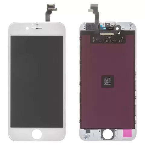 Дисплей  iPhone 6, білий, із сенсорним екраном, з рамкою, Сopy, NCC ESR ColorX