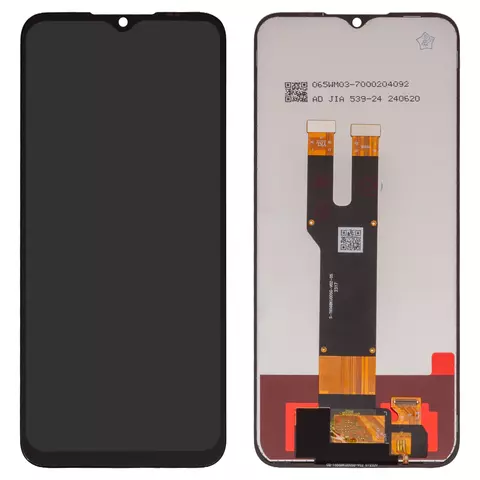 Дисплей для ZTE Blade A73 4G, Blade V50 Smart, чорний, без рамки, High Copy, (7060)