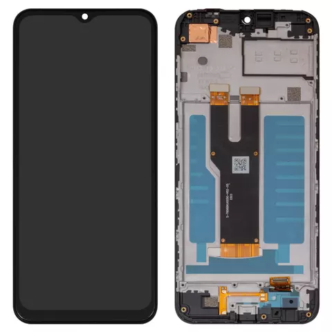 Дисплей для ZTE Blade A73 4G, чорний, з рамкою, Original (PRC), (7060)