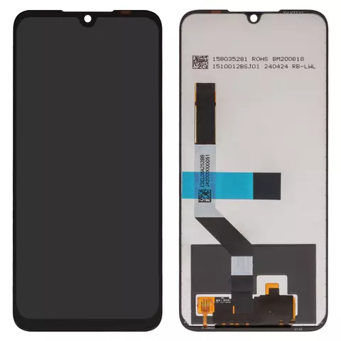 Дисплей для Xiaomi Redmi Note 7, Redmi Note 7 Pro, чорний, без рамки, (Box) M1901F7G, M1901F7H, M1901F7I