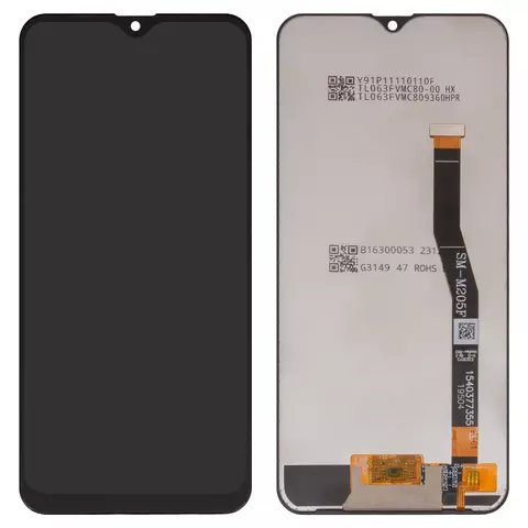 Дисплей для Samsung M205 Galaxy M20, чорний, без рамки, (Box)