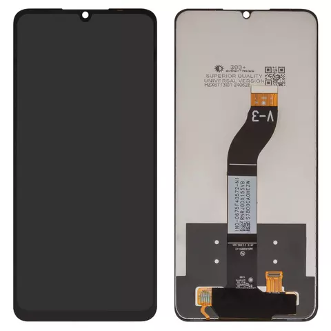 Дисплей для Xiaomi Poco C65, Redmi 13C, чорний, без рамки, Сopy
