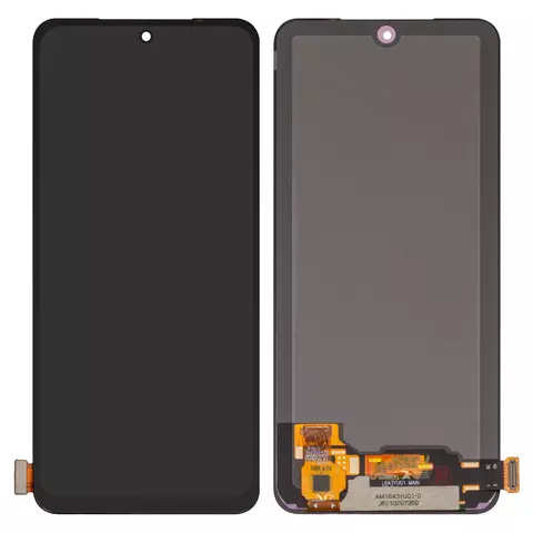 Дисплей для Xiaomi Poco M5s, Redmi Note 10, Redmi Note 10S, чорний, з широким обідком, без рамки, High Copy, (OLED), M2101K7AI, M2101K7AG
