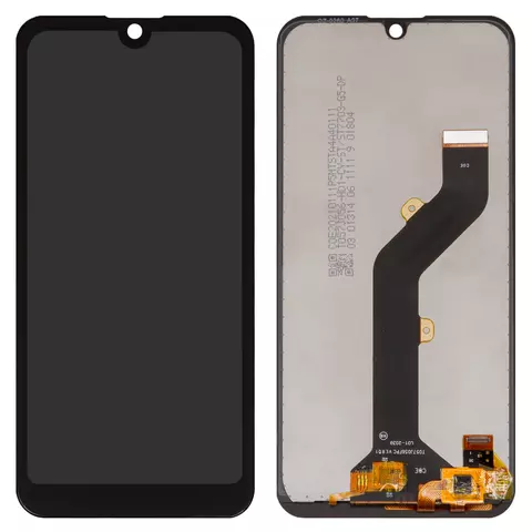 Дисплей для Tecno Pop 5S, чорний, без рамки, High Copy