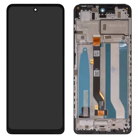 Дисплей для Tecno Spark 10 Pro, чорний, з рамкою, High Copy, TXDI680EBQPX
