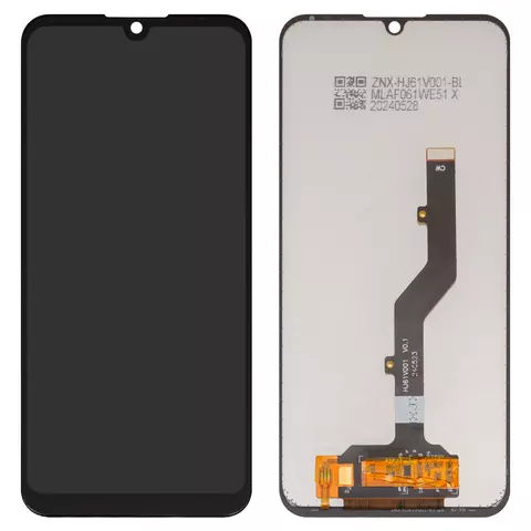 Дисплей для ZTE Blade A5 (2020), Blade A51 Lite, Blade A7 (2019) , Blade A7 (2020) , чорний, без рамки, High Copy, (SKI608-B09 V0.1)