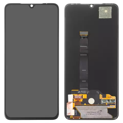 Дисплей для Xiaomi Mi 9, чорний, без рамки, Оригінал (переклеєне скло), M1902F1G