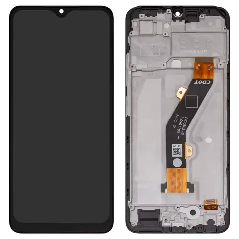 Дисплей для Infinix Smart 7 (X6515), чорний, з рамкою, High Copy, FPC6605-5