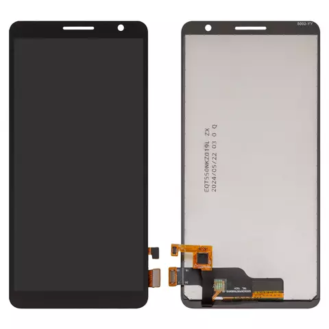Дисплей для Alcatel 1B (5002), чорний, без рамки, High Copy