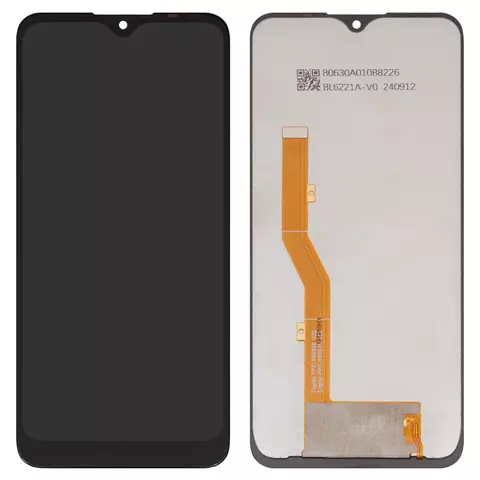 Дисплей для Alcatel 1SE, 1SE Light, чорний, без рамки, High Copy, FPC6514-1/FPC6206-7