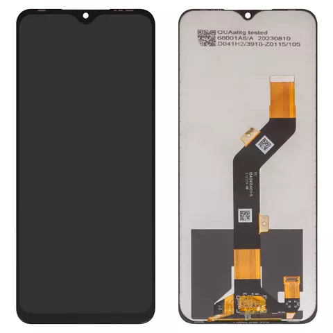 Дисплей для Infinix Hot 10 Play (X688C), Hot 11 Play, чорний, без рамки, High Copy, 1540415401-5