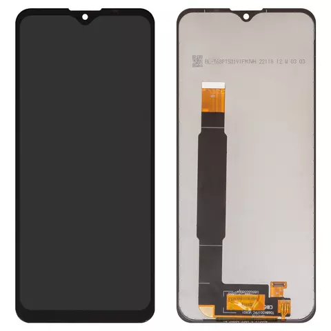 Дисплей для Wiko Power U10, Power U20, Power U30, чорний, без рамки, High Copy