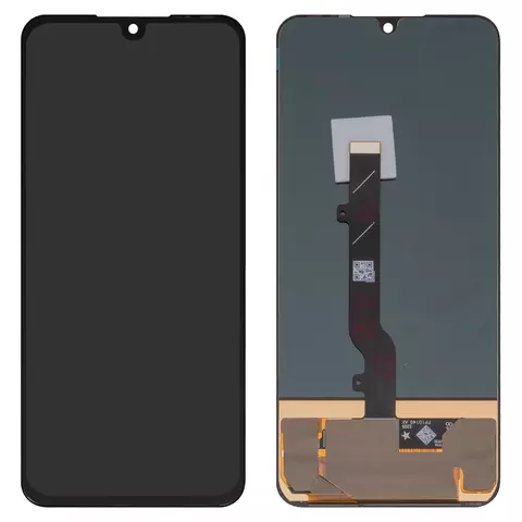 Дисплей для Infinix Note 11, Note 12, чорний, без рамки, Оригінал (переклеєне скло), X663/X663B/X663C/X663D