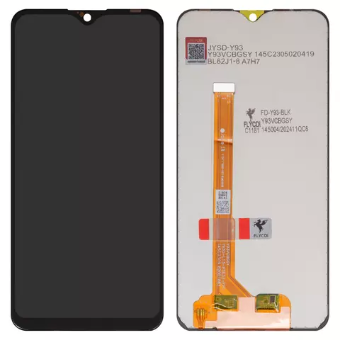 Дисплей для Vivo U1, Y1S, Y90, Y91, Y91c, Y91i (1816), Y93, Y93 lite, Y95, чорний, без рамки, FLYCDI, BV062WFM-L003900 R2.2