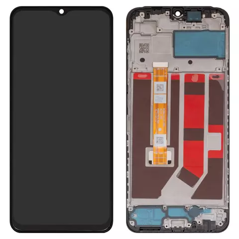 Дисплей для Oppo A38, чорний, з рамкою, Original (PRC), CPH2579, HTF066H015-FPC-A1