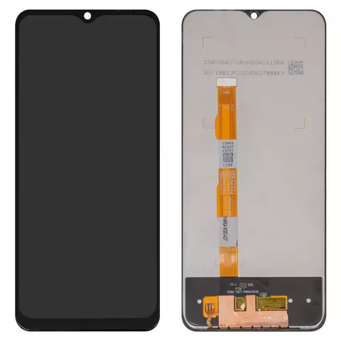 Дисплей для Vivo Y20 (2020), чорний, без рамки, (Box), BV065WBM-L00-3902