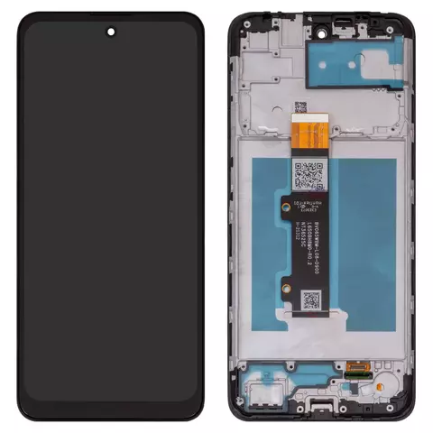 Дисплей для Motorola Moto E30 XT2158-6, Moto E40 XT2159, чорний, з рамкою, High Copy