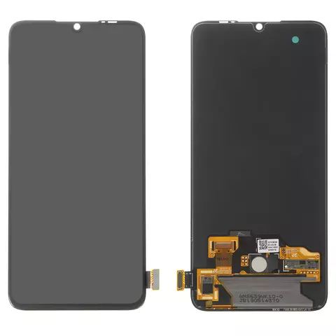Дисплей для Xiaomi Mi 9 Lite, Mi CC9, чорний, без рамки, Original (PRC), M1904F3BG