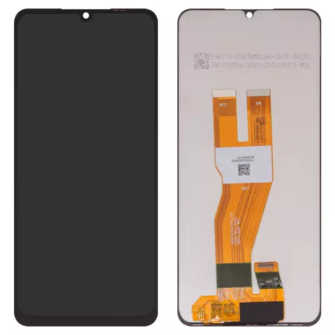 Дисплей для Samsung A055 Galaxy A05, чорний, без рамки, Оригінал (переклеєне скло)