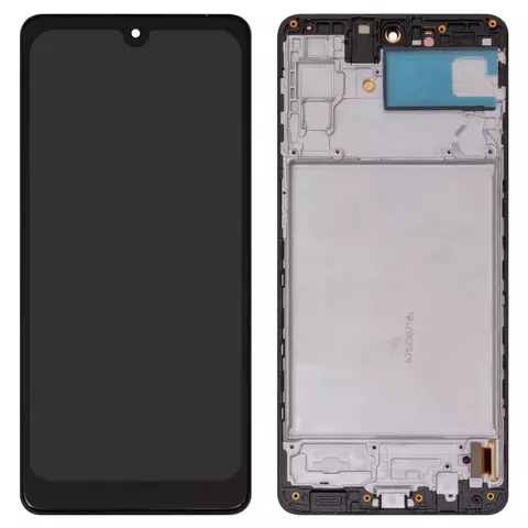 Дисплей для Samsung M515 Galaxy M51, чорний, з рамкою, High Copy, з широким обідком, (OLED)