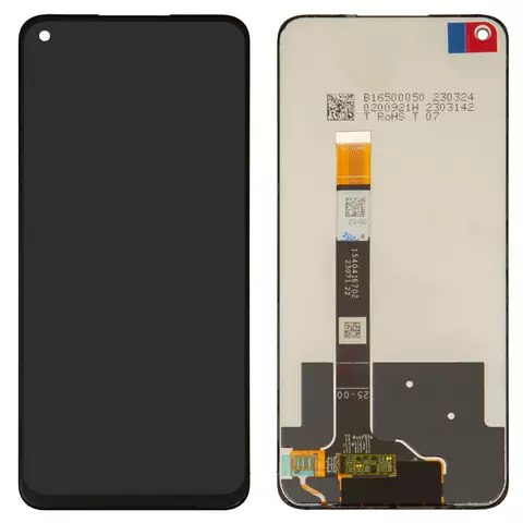 Дисплей для Realme 8 5G, Narzo 30 5G, чорний, без рамки, Original, після демонтажу. RMX3241, RMX3242, 1540416702