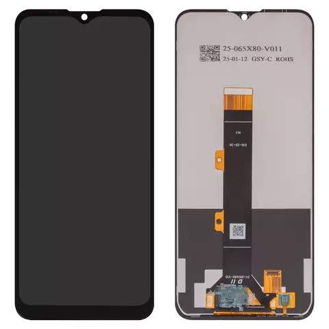 Дисплей для Motorola Moto E20 XT2155, чорний, без рамки, (Box)