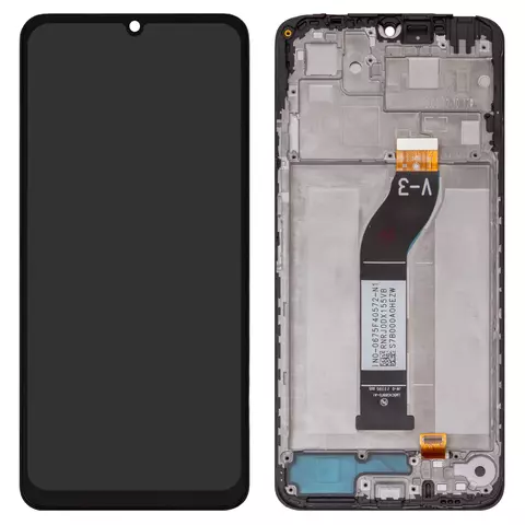 Дисплей для Xiaomi Redmi 13C, чорний, з рамкою, (Box) (LM5C4090F0-A1)