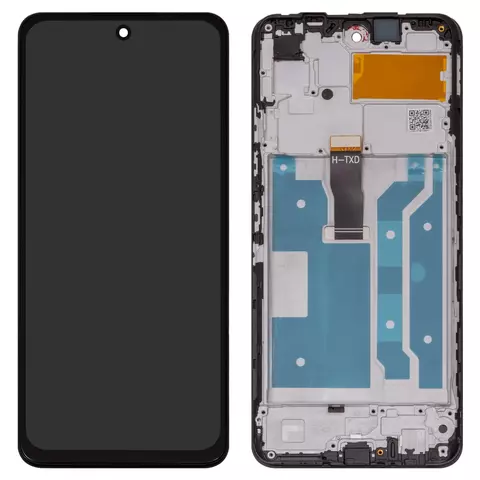 Дисплей для Huawei Honor 10X Lite, P Smart (2021), чорний, з рамкою, High Copy, PPA-LX2