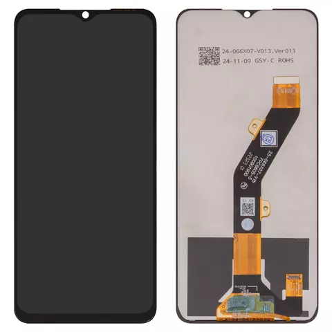 Дисплей для ZTE Blade A34, Blade A54, чорний, без рамки, (Box)