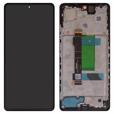 Дисплей для Xiaomi Redmi Note 12 Pro 5G, чорний, з рамкою, High Copy, (OLED)