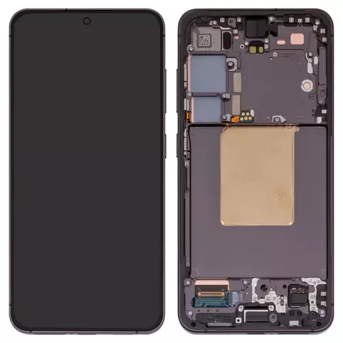 Дисплей для Samsung S921 Galaxy S24, чорний, з рамкою, Original (PRC)