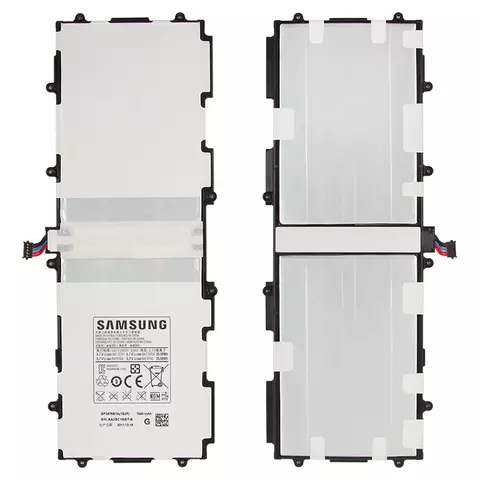 Акумулятор SP3676B1A(1S2P) для Samsung N8000 Galaxy Note, P5100 Galaxy Tab2 , P5110 Galaxy Tab2 , P7500 Galaxy Tab, P7510 Galaxy Tab, Li-ion, 3,7 В, 7000 мАг, Original (PRC), #GH43-03562A