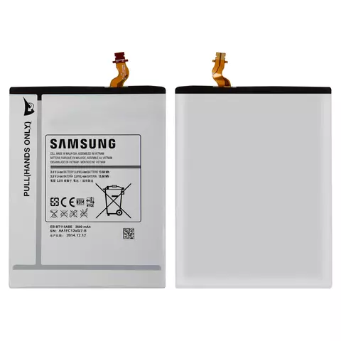 Акумулятор EB-BT115ABE/EB-BT111ABE для Samsung T110 Galaxy Tab 3 Lite 7.0, Li-ion, 3,8 В, 3600 мАг, Original (PRC)