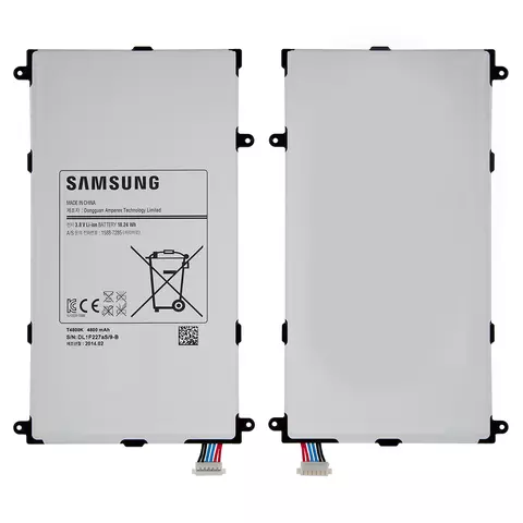 Акумулятор T4800K для Samsung T320 Galaxy Tab Pro 8.4 , Li-ion, 3,8 В, 4800 мАг, Original (PRC)