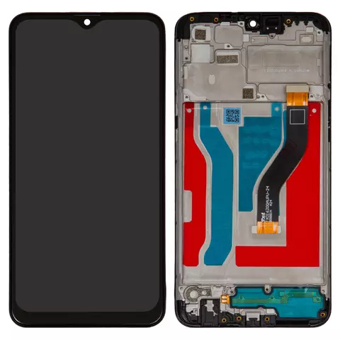 Дисплей для Samsung A107 Galaxy A10s, чорний, з рамкою, Original (PRC)