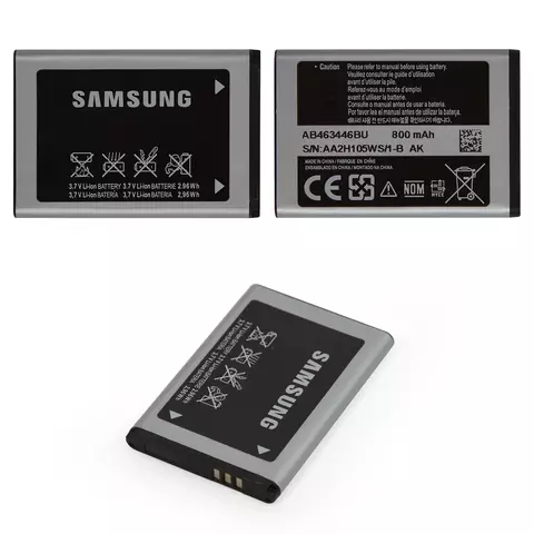 Акумулятор AB463446BU для Samsung E250, Li-ion, 3,7 В, 800 мАг, Original (PRC)